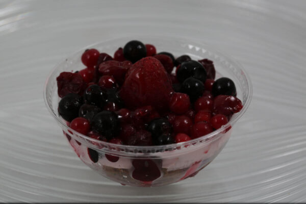 Mousse ciocolata cu fructe