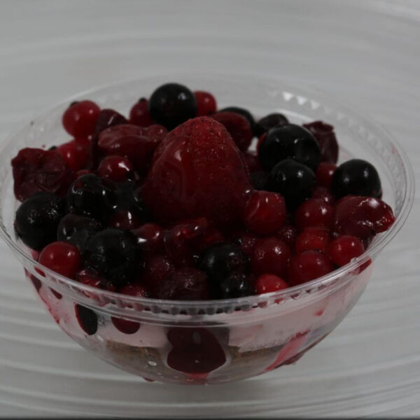 Mousse ciocolata cu fructe